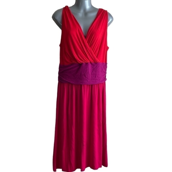 𝅺Lane Bryant Color Block Knit Dress • Used • 14/16 - Picture 1 of 5